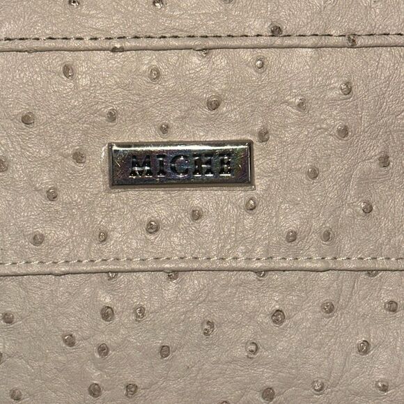 Miche Prima Shell Only Tan Black Retired Style Handbag Cover Purse Replacement - Picture 2 of 2